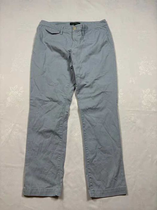 Spodnie Ralph Lauren Chino damskie jasnoniebieskie eleganckie rozmiar M