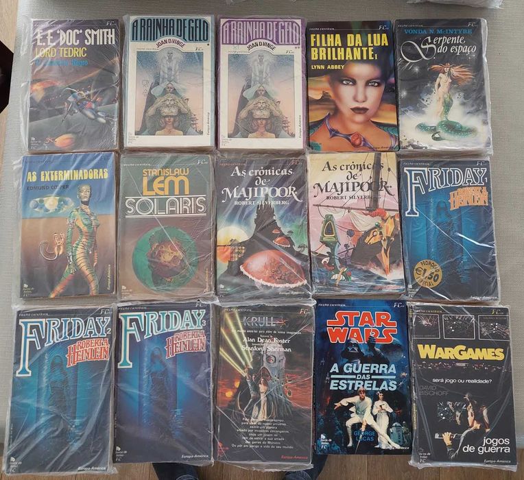 Livros ficção cientifica - Europa América