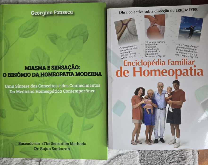 Conjunto de 2 Livros de Homeopatia