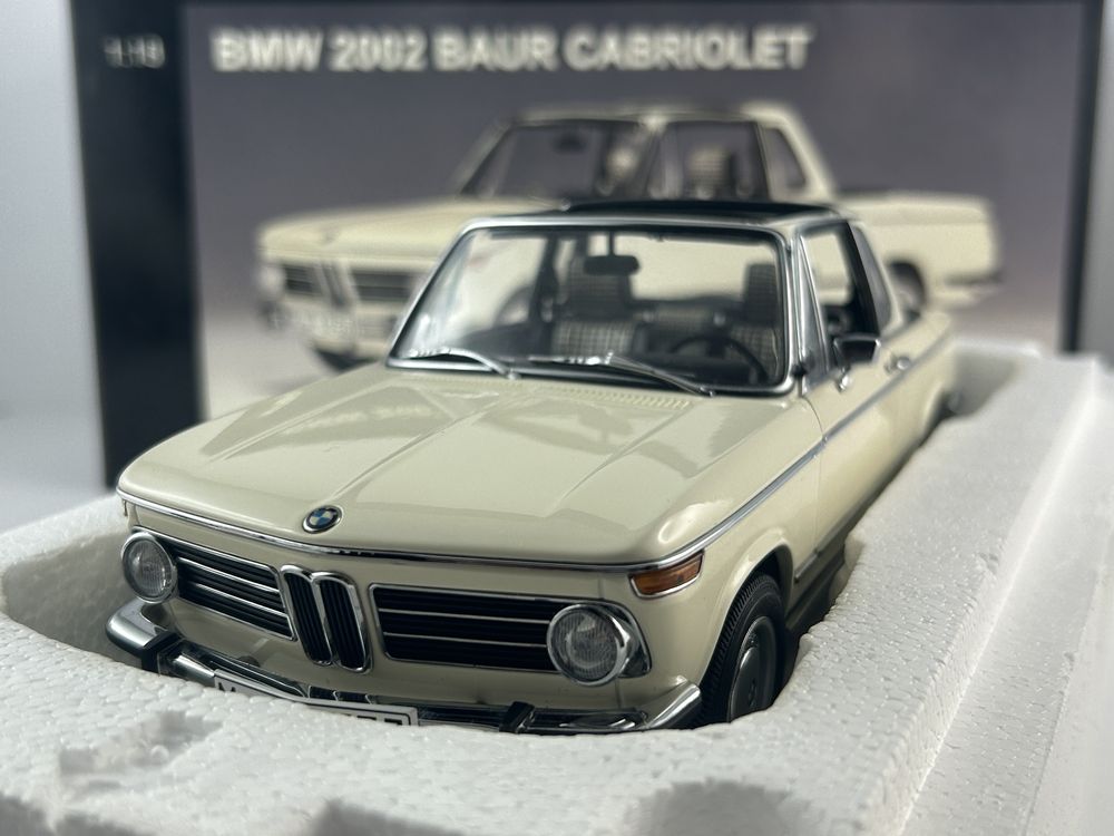 BMW 2002 Baur Cabriolet Autoart 1/18 Grodzisk Mazowiecki