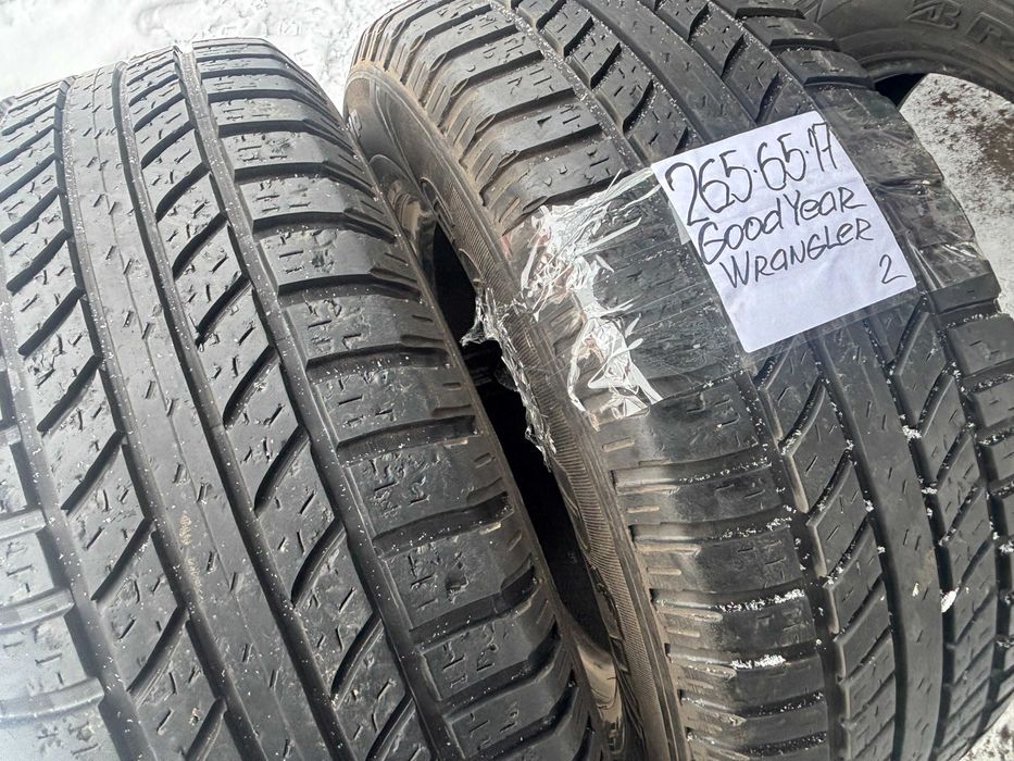 265-65-R17 GOODYEAR 2штуки джиповская всесезонная резина GERMANY 2022