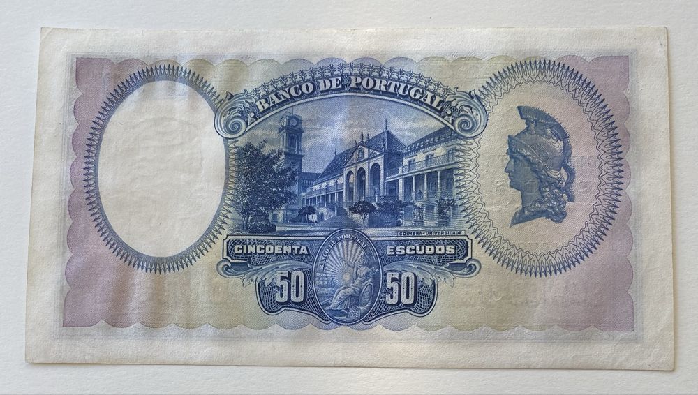 Nota 50$00 Escudos Ch.4 Borges Carneiro 17/09/1929 RARA