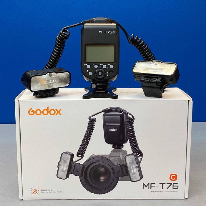 Godox MF-T76C | Canon | Macro Twin Flash | NOVO | 3 ANOS DE GARANTIA