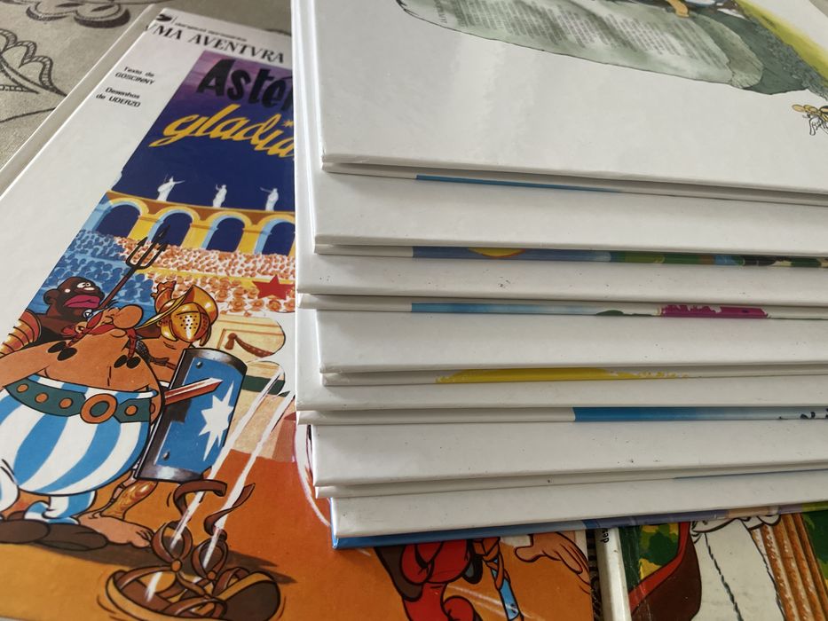 Coleção 7 Livros Astérix (Edição Capa Dura - Meribérica)