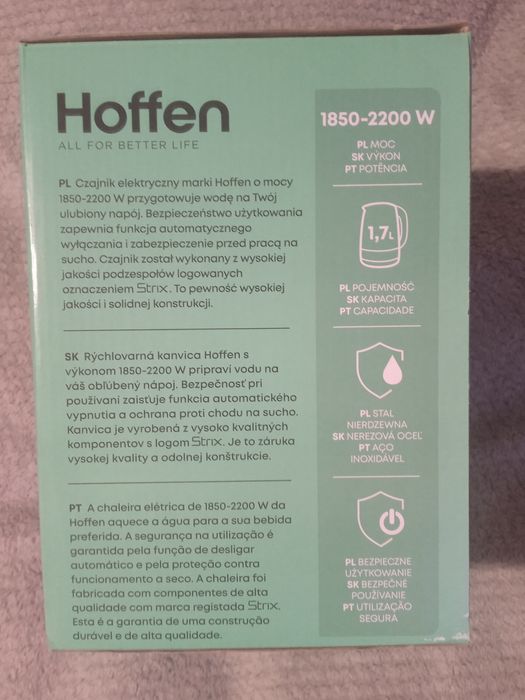 Czajnik elektryczny stalowy