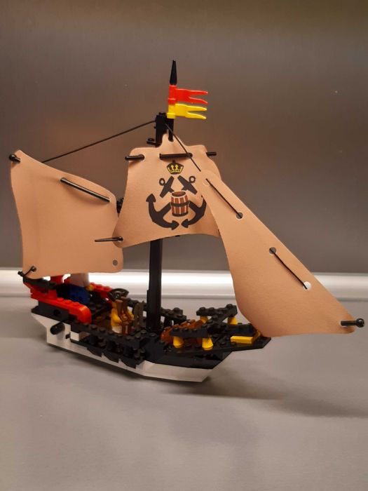 Nowe drukowane żagle LEGO Pirates 6277 Imperial Trading Post