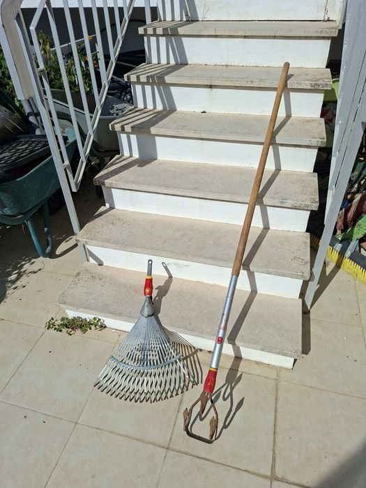 Outils Wolf - Cabo, vassoura relva e capinador/3 dentes  espatulados