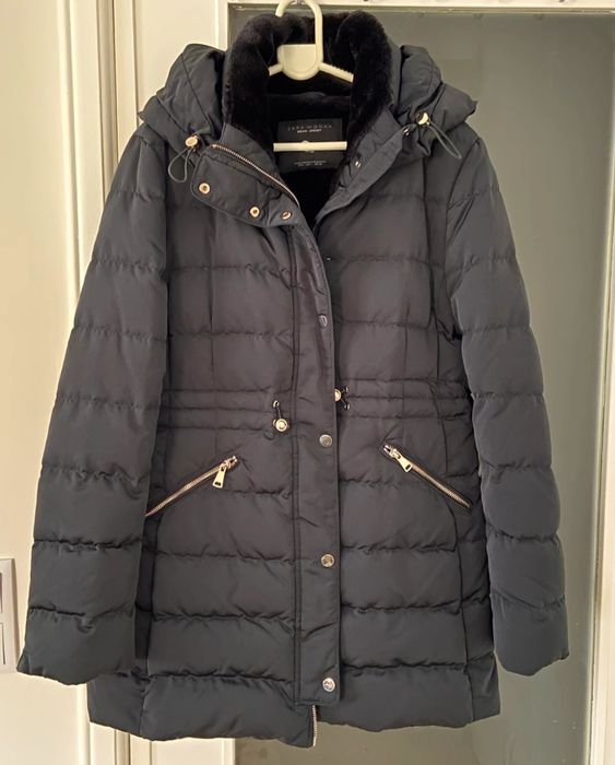 Casaco Impermeável Zara - verde