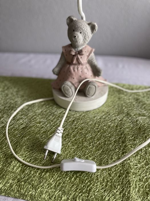 Lampka nocna dziewczynka misiu home & you
