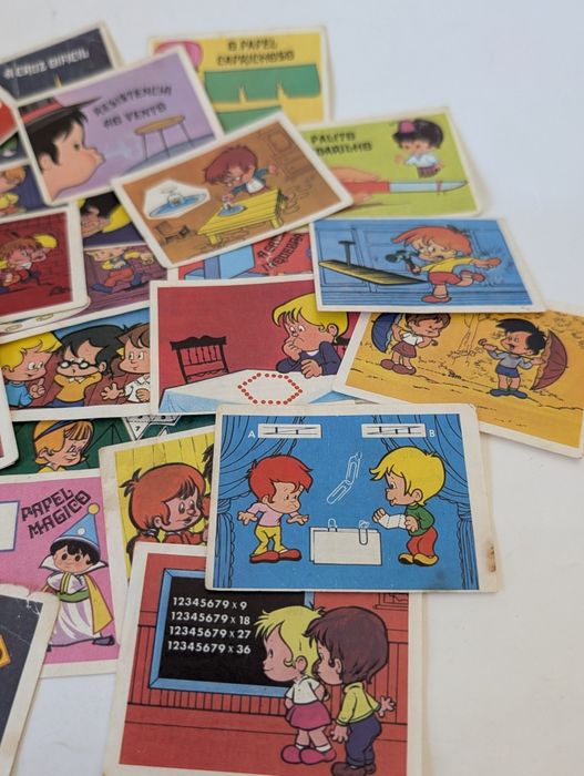 Lote de 25 cromos - partilhas elásticas Piratas