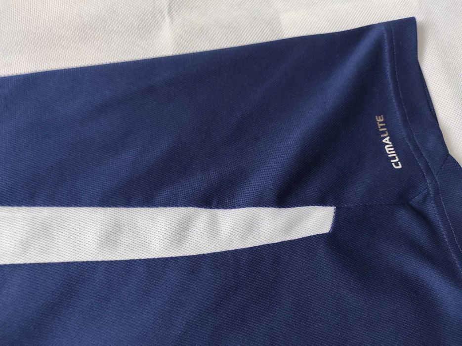 Granatowa koszulka polo adidas L