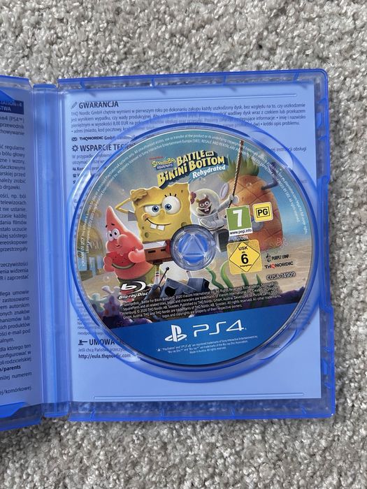 SPONGEBOB Kanciastoporty: Battle for Bikini Bottom - Rehydrated PL PS4