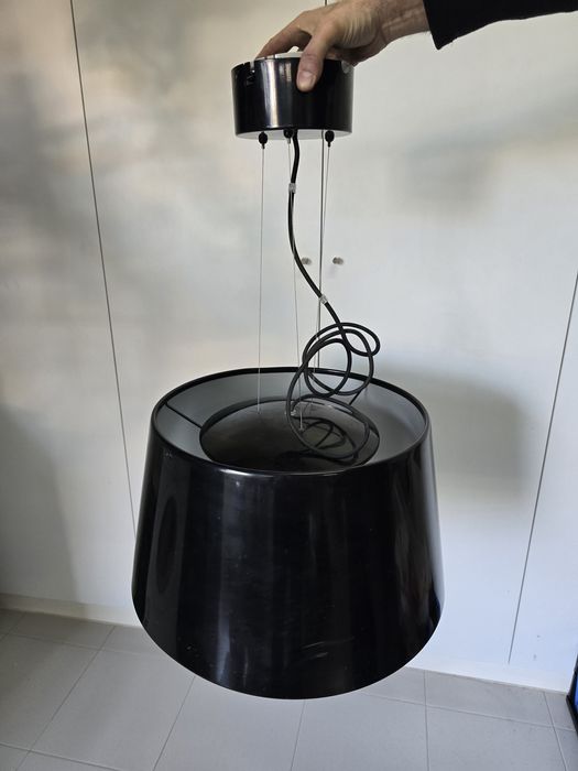 Candeeiro IKEA suspenso preto