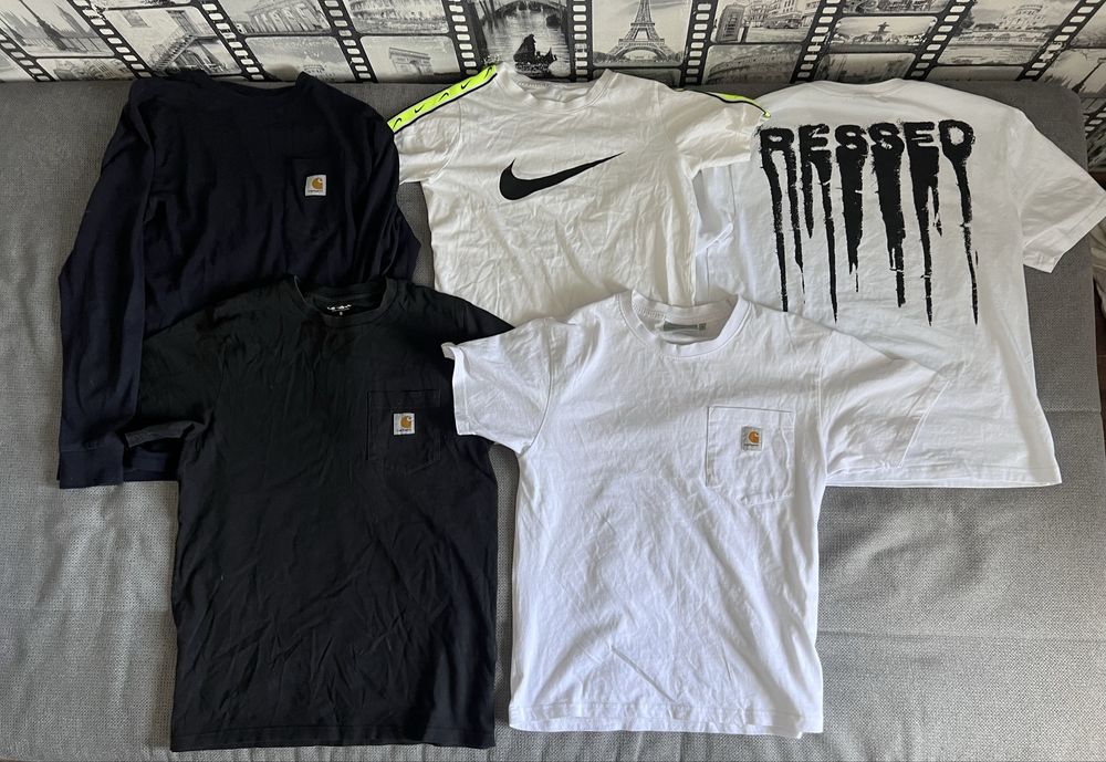 Продам футболки/лонг carhartt,ressed,nike s/xs