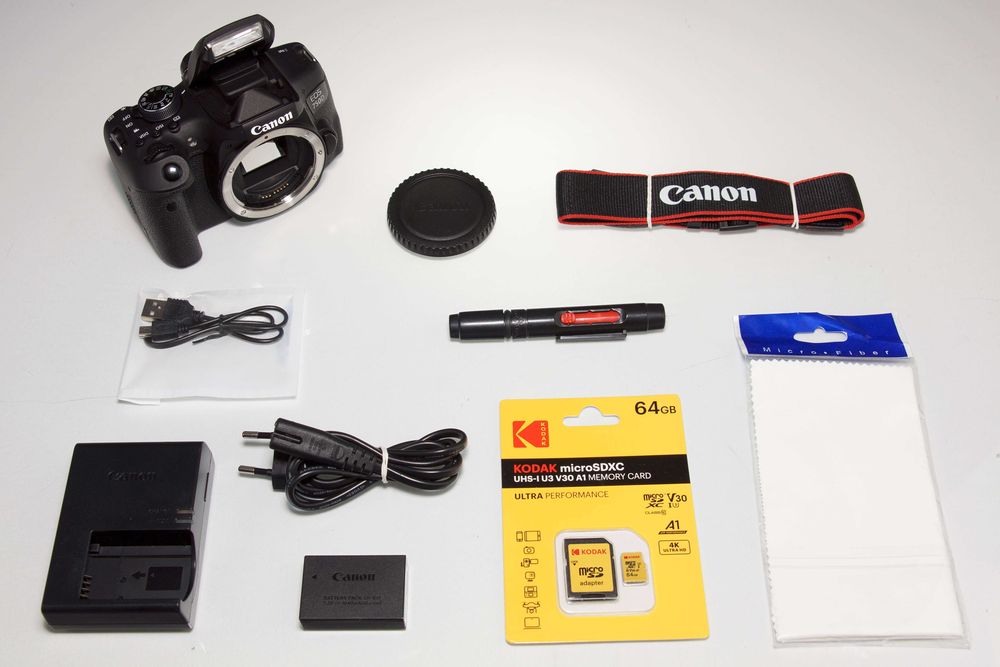 Aparat CANON EOS 750D 24.2Mpx Body Wi-Fi NFC 3.201 zdjęć Gwarancja FV