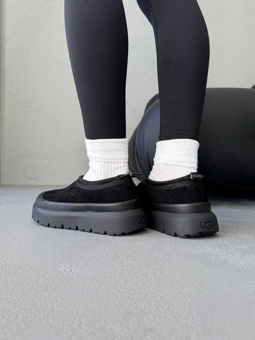 Сапоги UGG Tasman Weather Hybrid Black 36-45 Натур Замша! Новинка Зимы