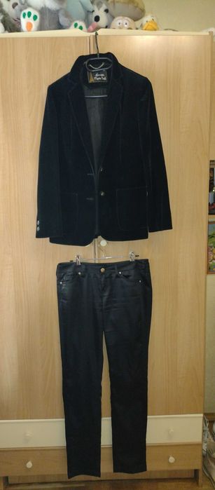 Велюровый плотный пиджак  (Швейцария-Франция)