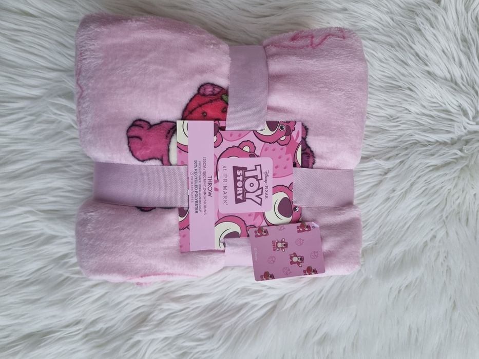Koc narzutka Toy Story Lotso miś tuliś  120×150 cm