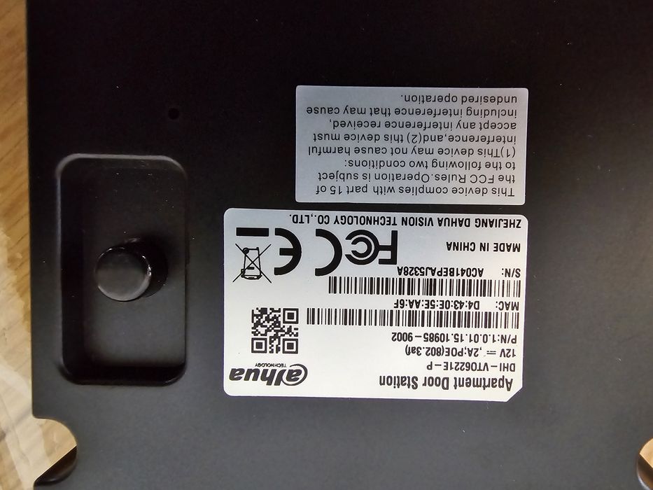 Panel bramowy DAHUA VTO6221E-P Videofomofon Stacja Bramowa