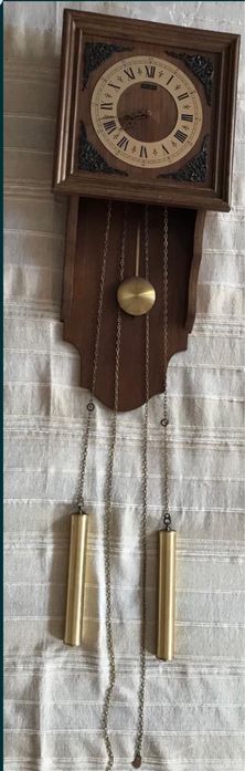 Relógio de Pêndulos de Parede Bayard Vintage