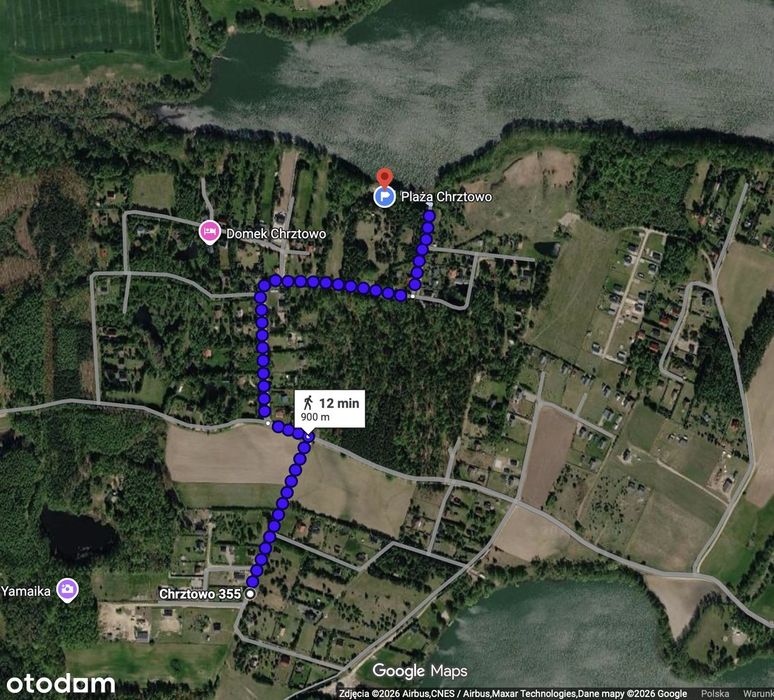Ogrodzona działka 1288 m2 z domkiem 20 m2 i warunkami zabudowy