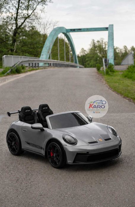 Auto Na Akumulator Porsche GT3 (2x320W Mute Motor) Ekoskóra Pojazd