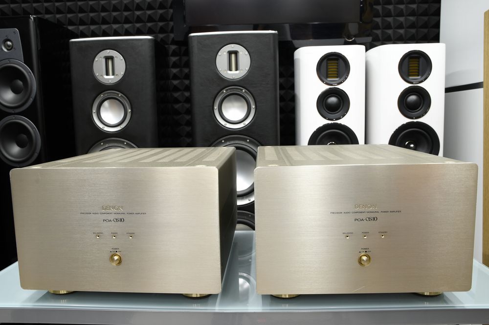 Mocny zestaw Monobloki końcówki mocy Denon POA-S10 2 sztuki