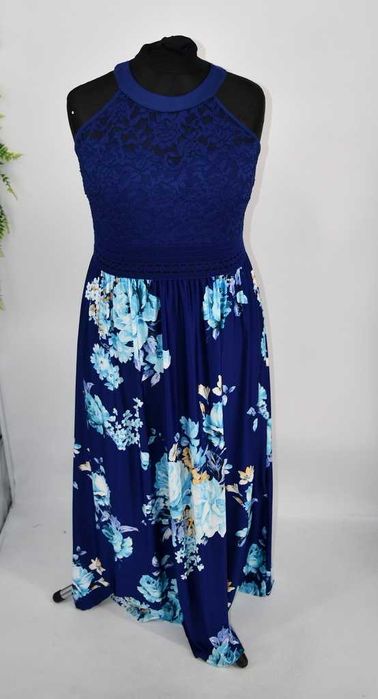 Elastyczna sukienka maxi Bonprix 42