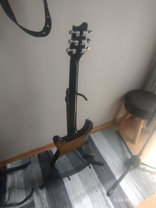 Gitara elektryczna VGS Spirit Select Gloss Black z przystawkami Gibson