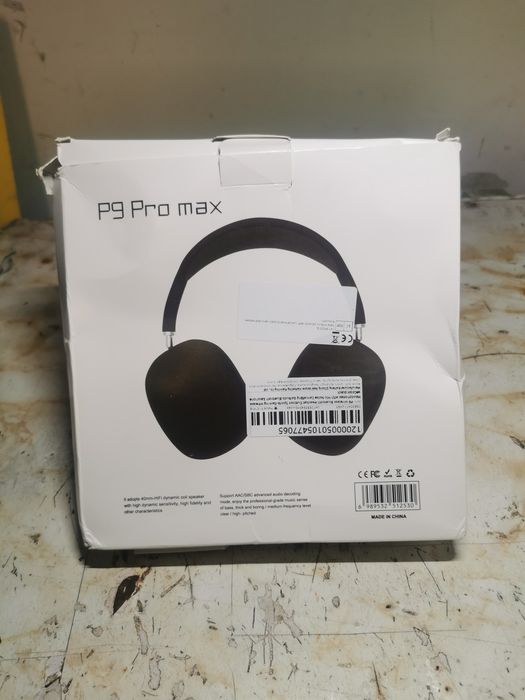Auscultadores P9 Pro Max novos