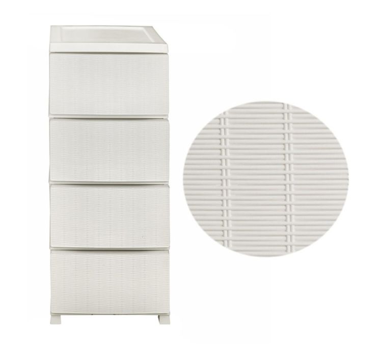 Белоснежный oрганайзер на 4 яруса для школьных  и детских игрушек