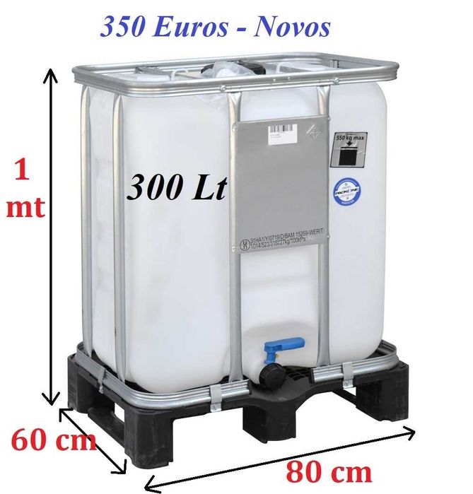 Depósitos - IBC - Cubas - Contentor - Bidão - 1000 / 600 Litros