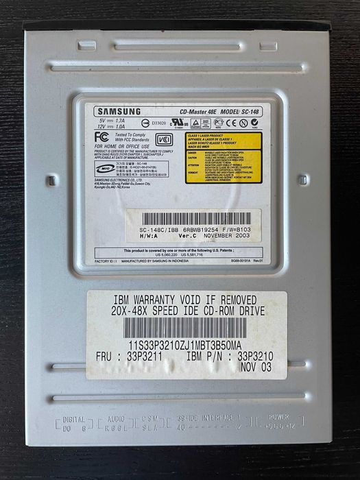 3 x CD-R / CD-RW / DVD-R