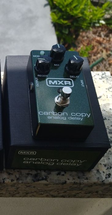 SUPER PREÇO! Pedal  mxr carbon copy delay analogico bucket brigade