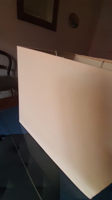 2 abatjours quadrados de teto beijes