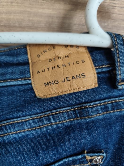 Mango Denim Jeans 40 spodnie jeansowe skinny rurki zamki