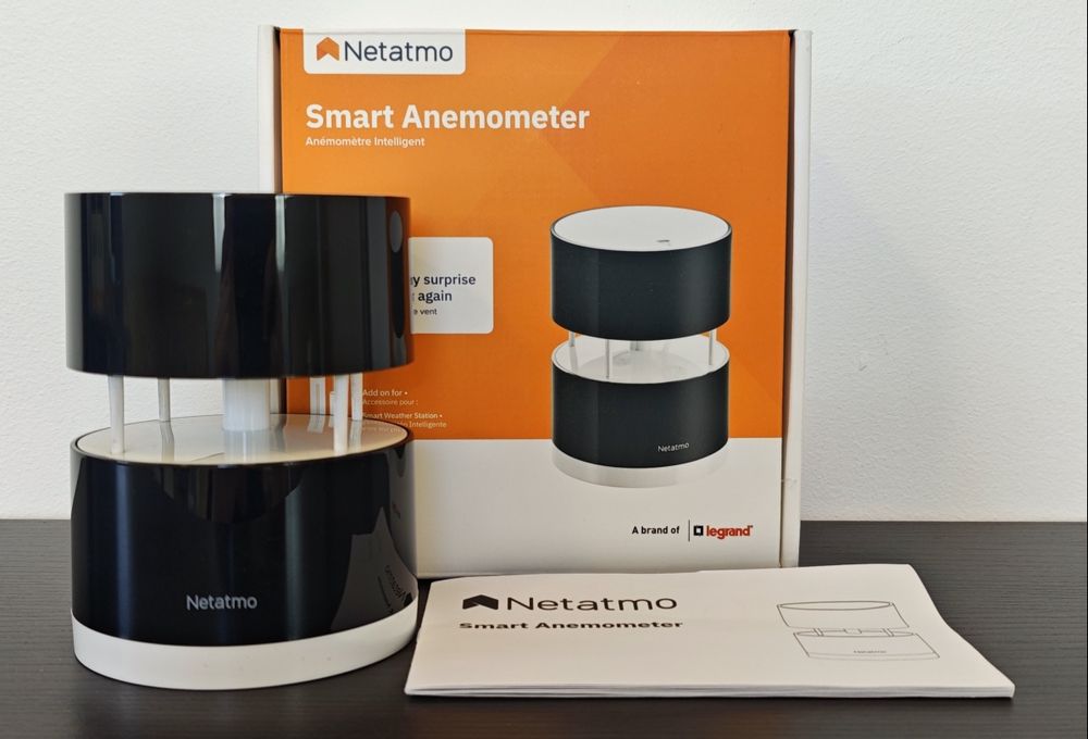 Anemometr, miernik wiatru Netatmo