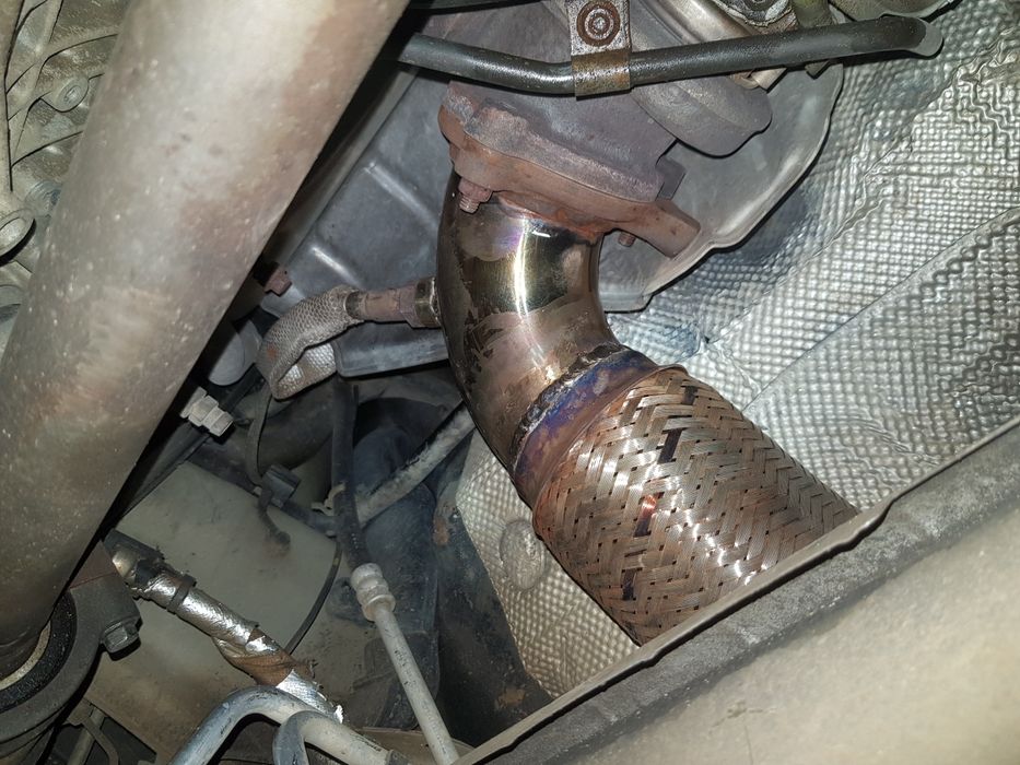 Catalizador downpipe VOLVO INOX 3 polegadas / 76mm