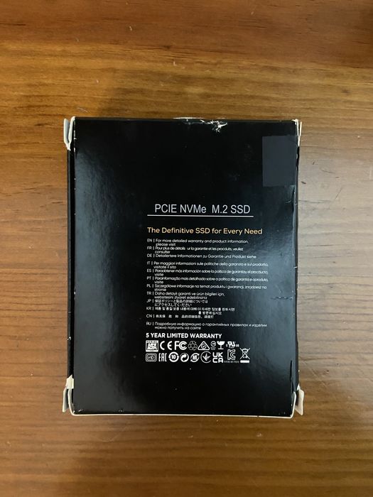 Disco SSD NVMe 2TB - Novo