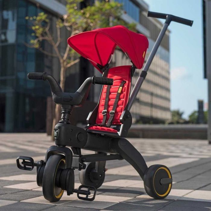 Самый компактный складной велосипед в мире. Беговел, коляска, 5 в 1