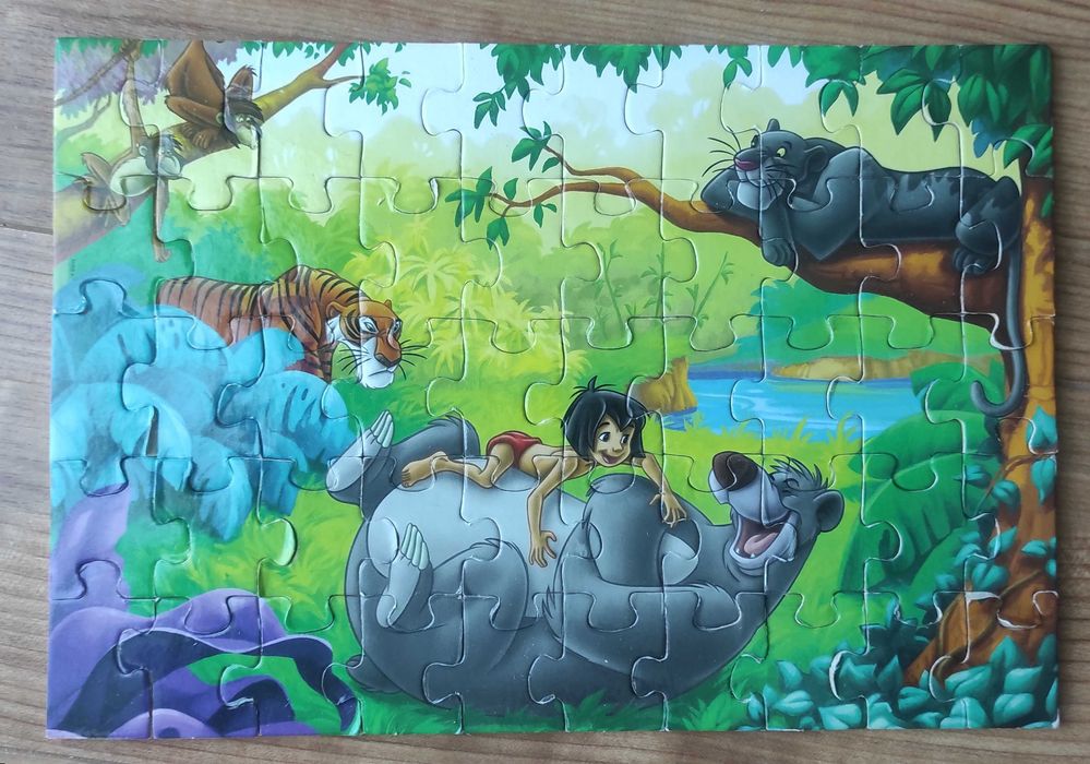 Puzzle EDUCA 2x Super Puzzle 50 Madeira Disney Animais (+3 Anos)