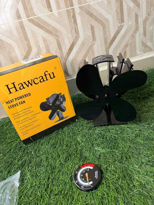 Термовентилятор для печі / каміна Hawcafu без електрики