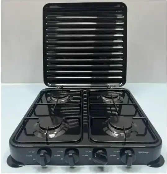 Німецька плитка! Газова плита на 4 конфорки Настільна плитка RB-2227