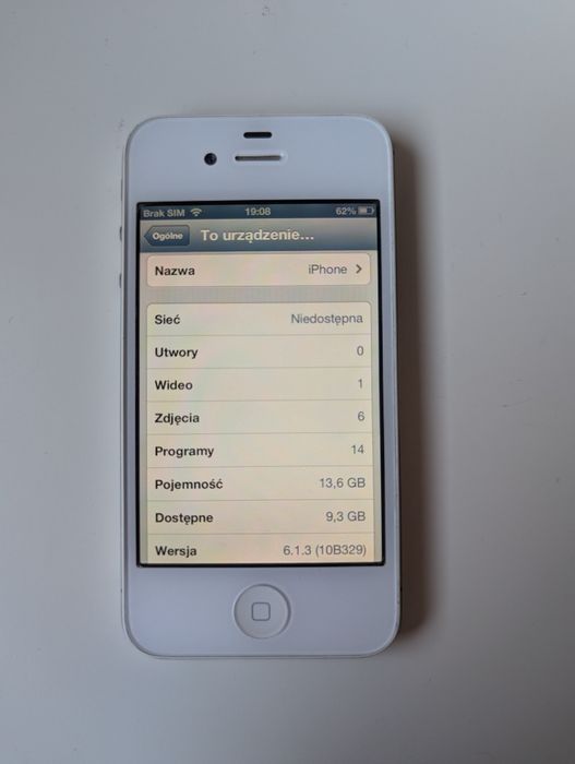 Iphone 4S 16GB wszystko działa. 87% kondycja