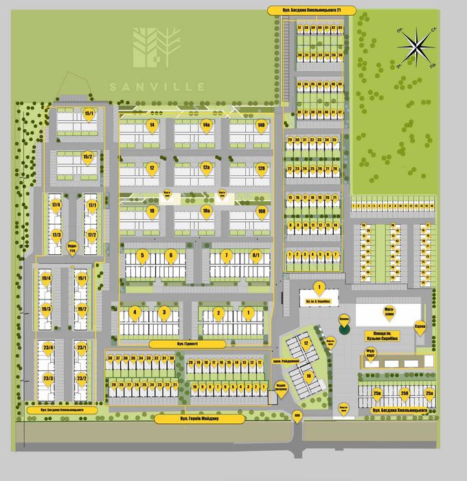 Продаж Таунхауса 131м2, "Є ОСЕЛЯ", Газ,  ЖК Sanville park