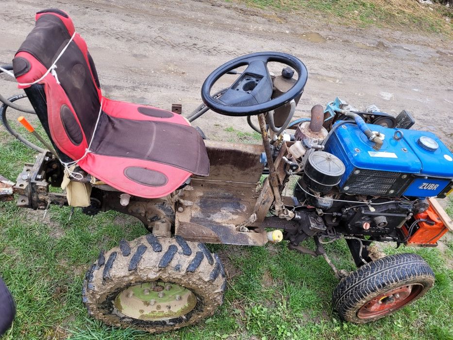 Мототрактор 12кс  Zubr з фрезою