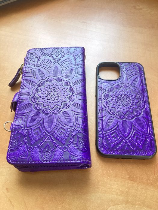 Чохол-гаманець Harryshell для iPhone 14/13 з квітковим візерунком