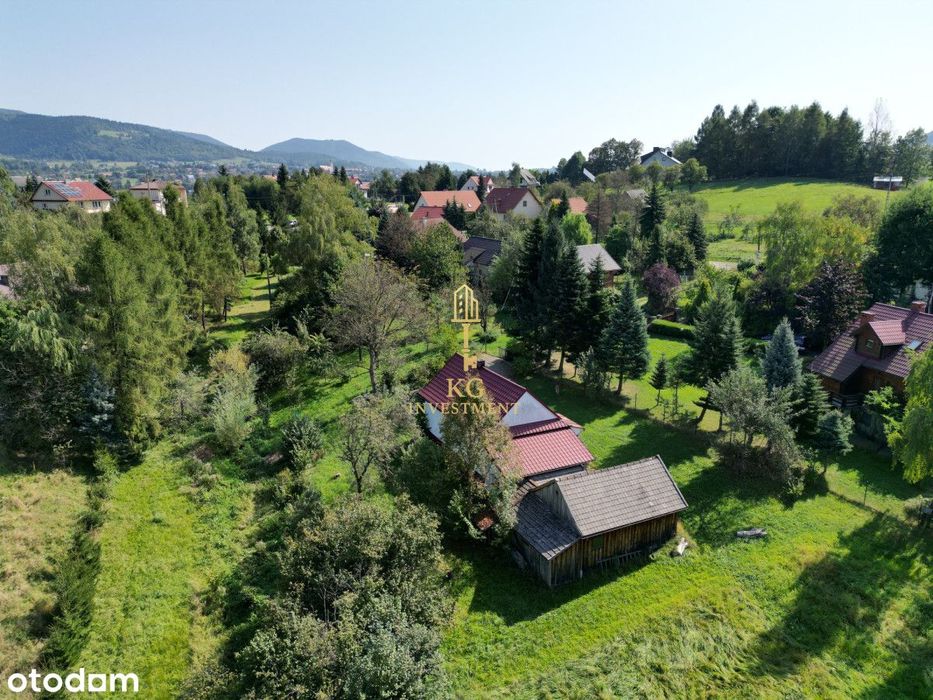 Inwestycyjna z widokiem,  domem oraz mediami !