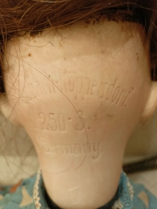 Antyczna lalka Heubach Koppelsdorf 250 - 3  Made in Germany 
dav