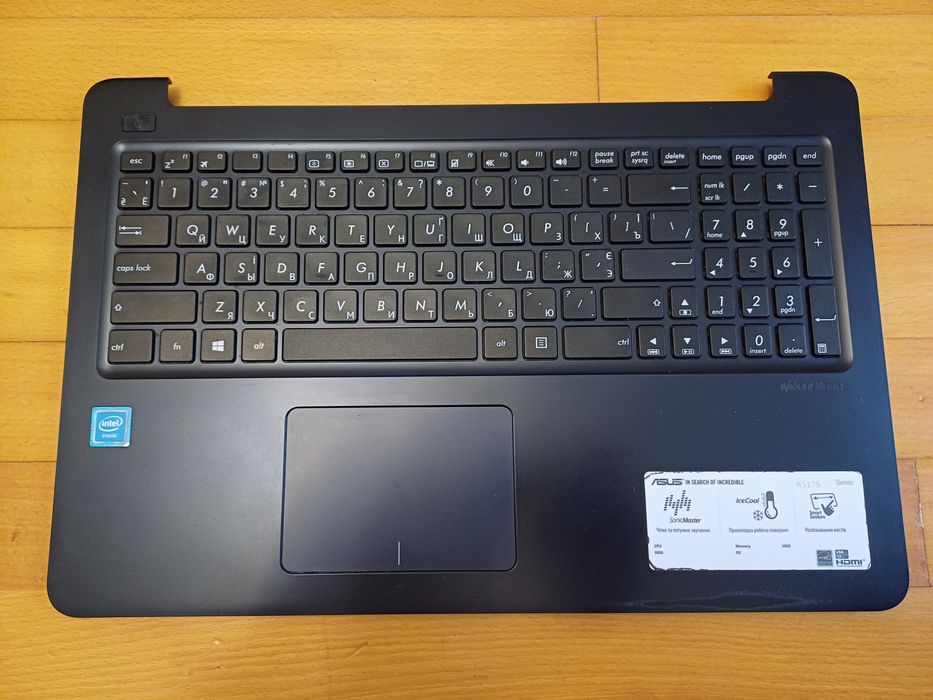 Asus R517 верхній корпус+